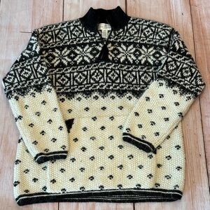 Vintage Mohair Jones New York Sport  Size Medium Mohair Wool Zip Sweater